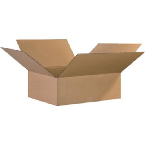 Corrugated cardboard flat shipping storage boxes 26&#034; x 15&#034; x 7&#034; (bundle of 20) for sale
