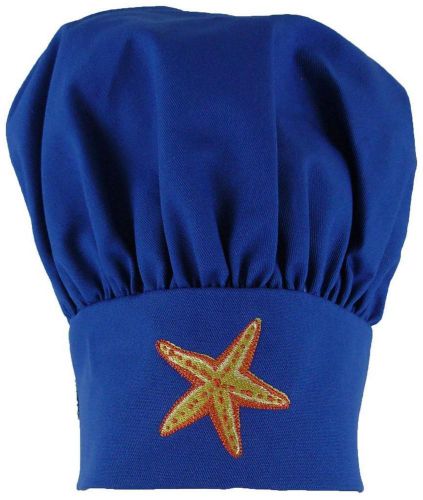 Starfish Chef Hat Adjustable Tropical Sea Star Fish Ocean Monogram Get Blue Now!