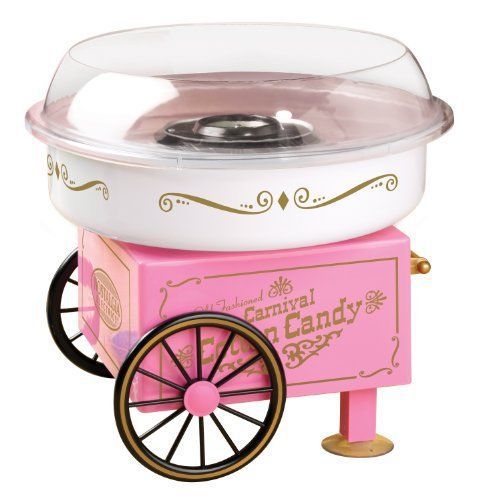 Nostalgia Electric Commercial Cotton Candy Machine Party Vintage Collection Pink