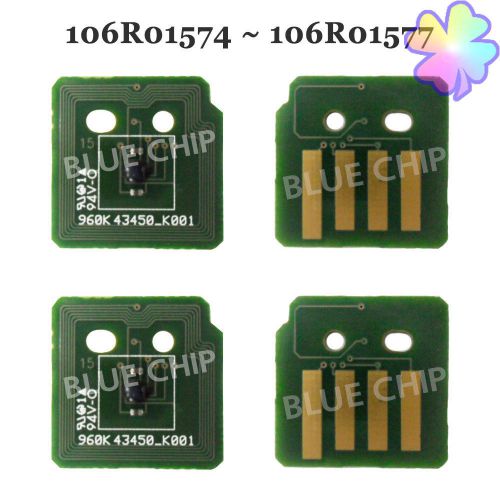 4 tonerchips for xerox phaser 7800 dn dx 106r01574 106r01575 106r01576 106r01577 for sale