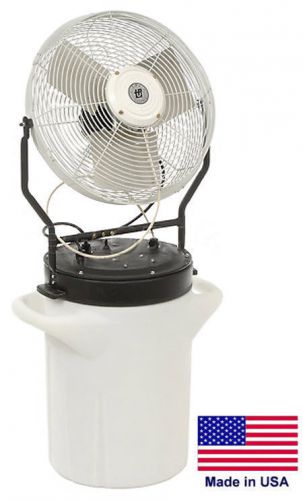 MISTING FAN  Commercial - Self Contained - 18&#034; - 5750 CFM - 120V - 1/8 Hp - OSHA