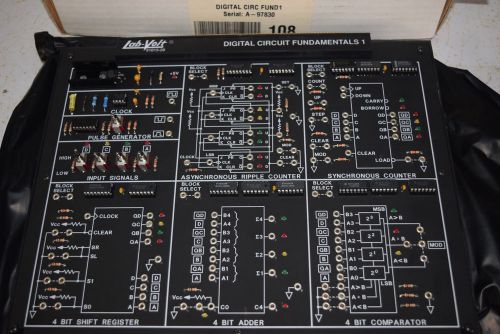 Lab Volt 91015 Digital Circuit Fundamentals 1 Complete Course Circuit Board