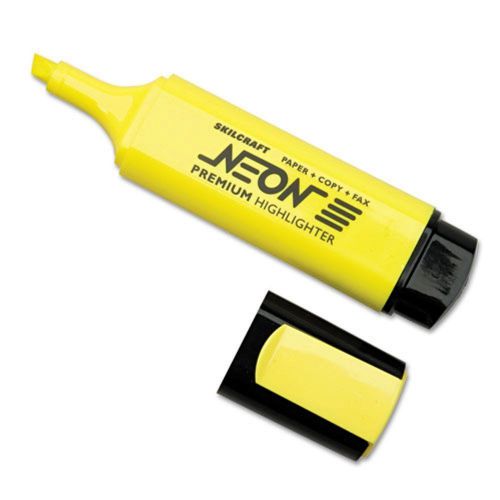 Skilcraft Neon Yellow Highlighter (12Pk)