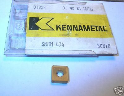 KENNAMETAL SNMM-434 CARBIDE INSERTS (9 PCS)
