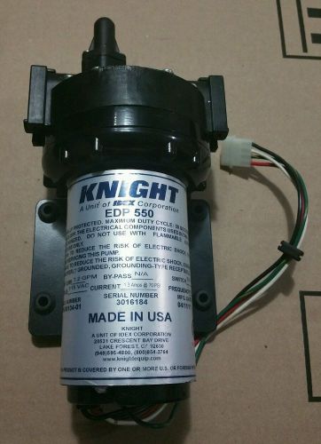 Idex knight edp 550 pump 3.2 gpm 115 vac 70psi   model : 55-k1600134-01 for sale