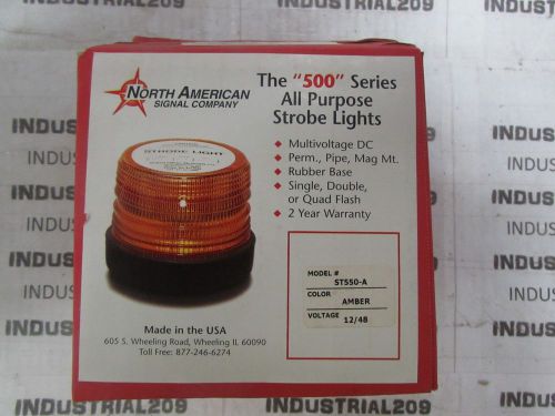 NORTH AMERICAN SIGNAL ST550-A AMBER  NEW IN BOX