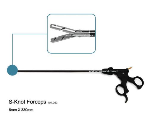 New S Knot Forceps 5X330mm Laparoscopic Laparoscopy