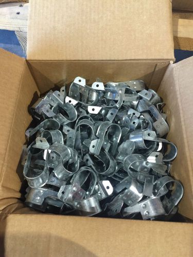 1&#034; cpvc 2 hole 90 degree side mount strap. lot of 100. 625-210. global pipe. for sale
