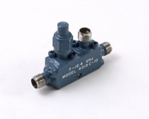 Narda 4015C-10 Miniature Stripline Coaxial Coupler - SMA F, 10 dB, 7-12.4 GHz