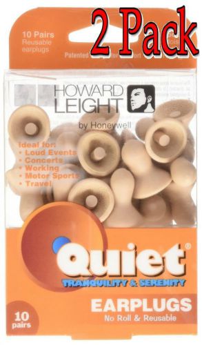 Howard Light Quiet Ear Plugs, Reusable, 10pairs, 2 Pack 033552016830A291