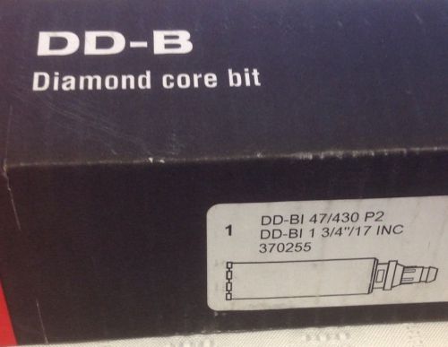 New Hilti Diamond Core Bit DD-B 1 3/4&#034; X 17&#034; INC 370255 NIB