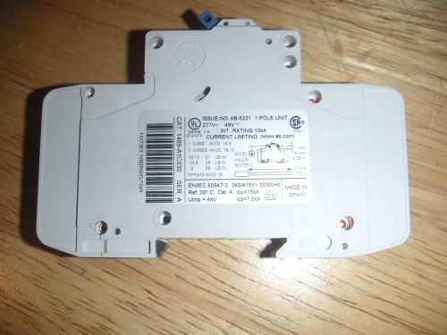 ALLEN BRADLEY CIRCUIT BREAKER CAT 1489-A1C030