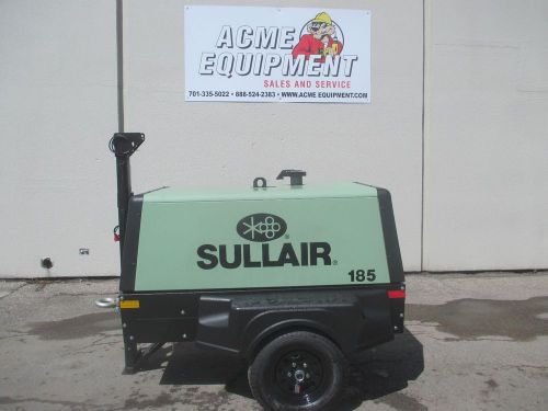 New 2016 sullair 185 trailer mounted portable air compressor  # 185dpq-kub/ft4 for sale