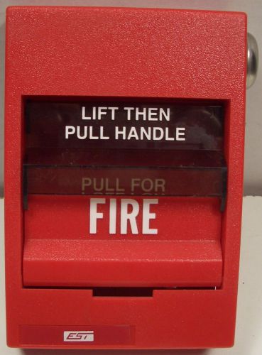 EST SIGA-278 FIRE ALARM MANUAL PULL STATION DUAL ACTION USED
