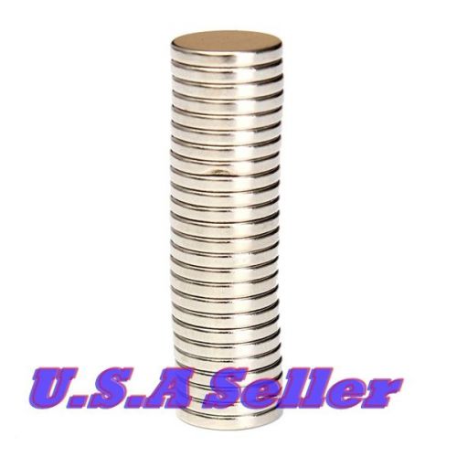 25pcs n52 12mm x 2mm round disc strong rare earth magnets neodymium u.s shipped for sale