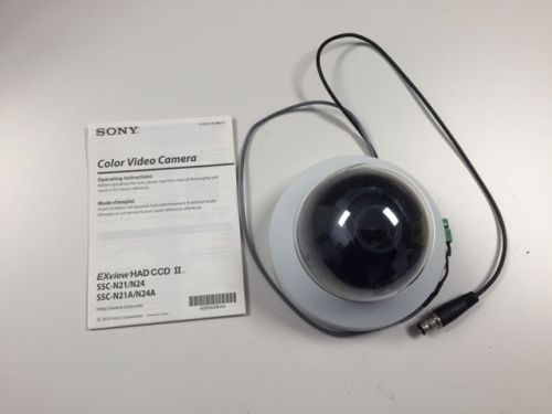 Sony SCC-N24A 650TVL Optical Day/Night MiniDome Camera, 2.8-10.5mm Lens