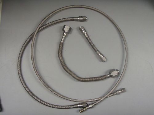 Lot, stainless steel hoses for sale