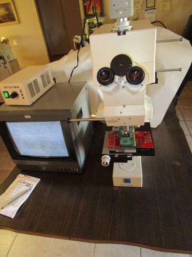 Zeiss axiotron high mag compound microscope (4000 x) with sony ccd color camera for sale