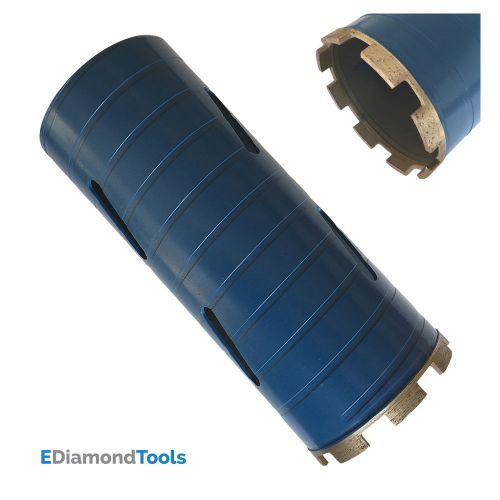 6” Dry Diamond Core Drill Bits for Brick Concrete Block Masonry 5/8&#034;-11 Threads