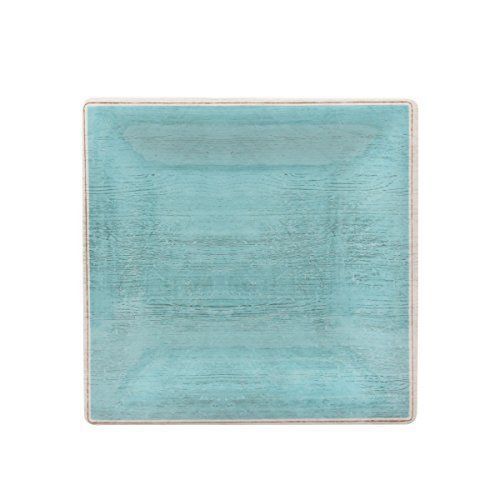 Carlisle 6402315 Grove Square Salad Plate, 8.5&#034;, Aqua Pack of 12