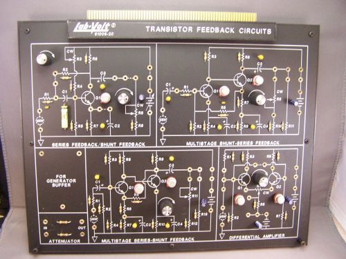 Lab-Volt Trainer Board  -  Transistor Feedback Circuit  91008-20