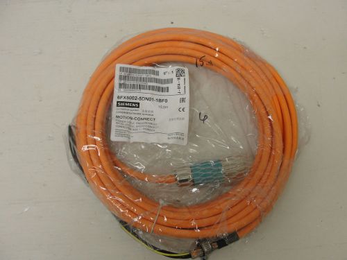 Siemens Cable, 6FX5002-5DN01-1BF0, 15 meter, Approx. 50 feet.