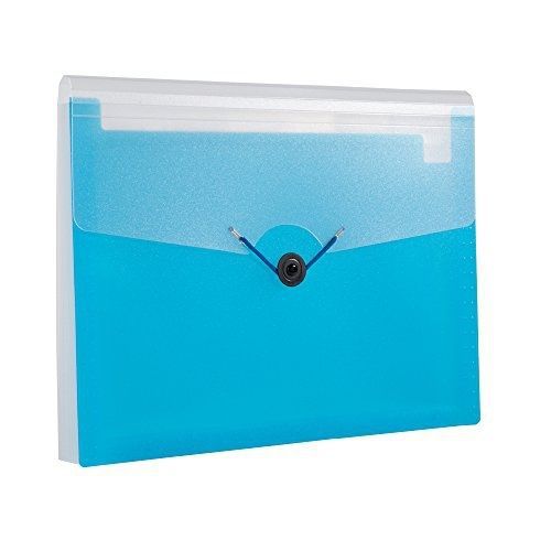 Filexec Products Letter Size 2-Tone My Expanding File, 7P, Blueberry (43941-6)