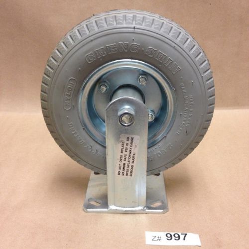 Cheng Shin 2.80/2.50-4NHS 4-Ply Tube Tire 8&#034; x 2.5&#034; Rigid Metal Caster