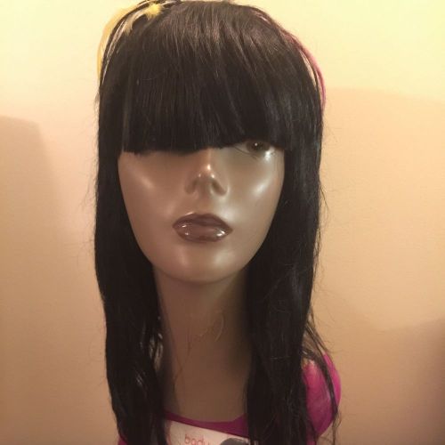 100% Human Hair Mannequin Head Tranning Hair Head Salon