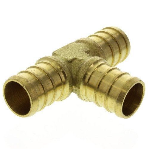 Everflow pxte0100-nl lead free 1-inch pex barb brass tee for sale