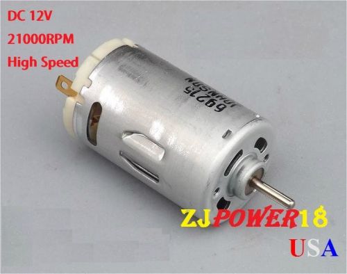 Dc 12v 21000rpm high speed large power johnson 550 motor for electric tools diy for sale