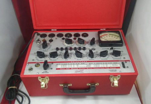 Vintage Hickok 600 Micromho Dynamic Mutual Conductance Tube Tester restored