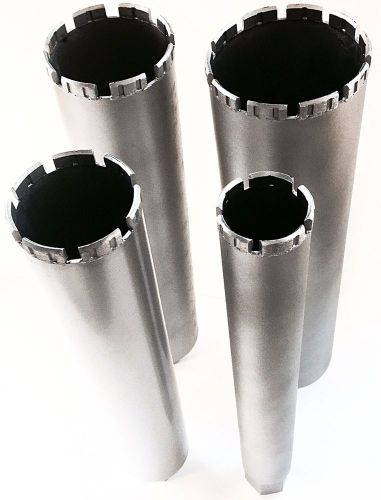 Combo  2.5&#034;,3&#034;, 3.5&#034;, 4&#034; wet diamond core drill bit for concrete - laser welded for sale