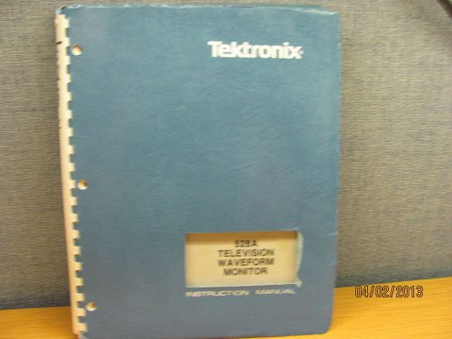Tektronix 528A Television Waveform Monitor Operations Service Manual/schematics