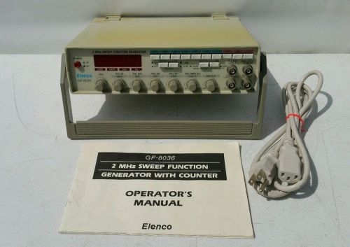 ELENCO GF-8036 2MHz Sweep Function Generator with Digital Counter