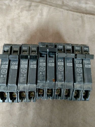 Lot of 5 THQP220 Circuit Breakers