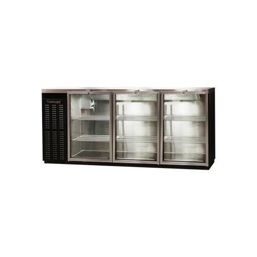 Continental Refrigerator BBUC79-GD Back Bar Cabinet, Refrigerated