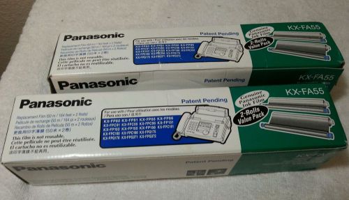 Panasonic Film KX FA55 fax Replacement Only 3 Rolls New