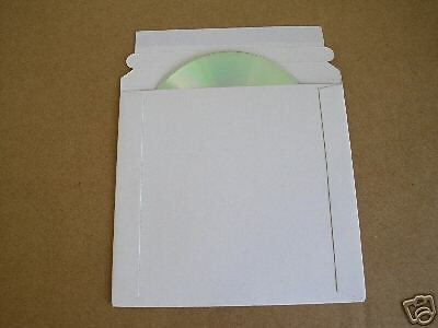 1000 PCS 6 x 6 1/4&#034; CD DVD CARDBOARD MAILERS - JS92