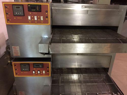 Blodgett mg-32 gas double stack high production pizza oven for sale