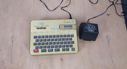 Brother P-Touch III Label Maker Tape Labeling Olympic Gold Edition