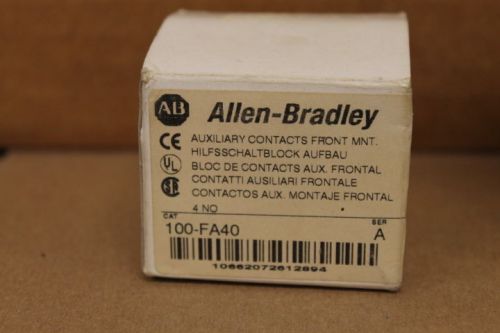 ALLEN-BRADLEY 100-FA40 AUX CONTACT