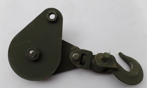 Military snatch block 5/8 cable NEW