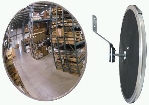 #1 Industrial 26&#034; POLYCARBONATE Indoor/Outdoor Safety &amp; Security Convex Mirror