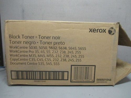 GENUINE XEROX 006R01046 BLACK TONER DUEL PACK W/ WASTE TONER BOTTLE ~OPEN BOX