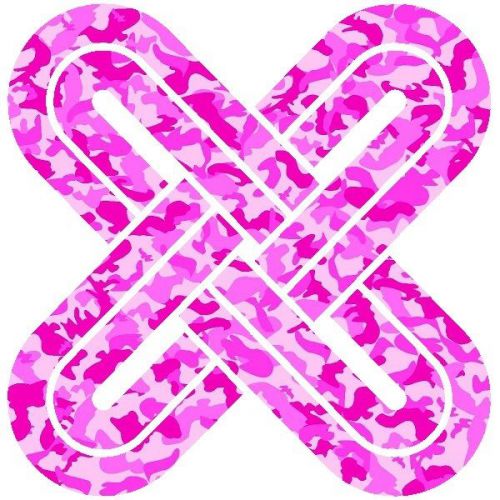 30 Custom Pink Camo X Art Personalized Address Labels