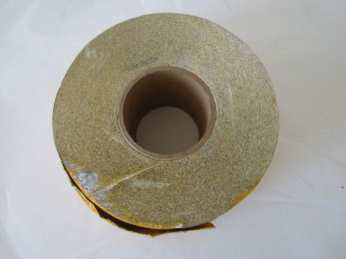 Construction Duct Roll Thick Aluminum Foil Yellow Texturized 4&#034; x 250&#039; Approx.