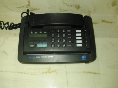 Murata M750 Fax &amp; Phone &amp;  Copier Machine as-is no power cord.