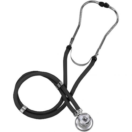 Black Stethoscope Sprague Rappaport Type Dual Head High Quality 5 in 1 -CE Mark