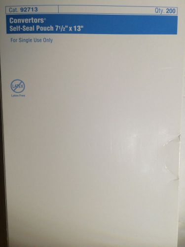 Cardinal Health Convertors Self Seal Pouch Size 7 1/2&#034; X 13&#034; Box of 200